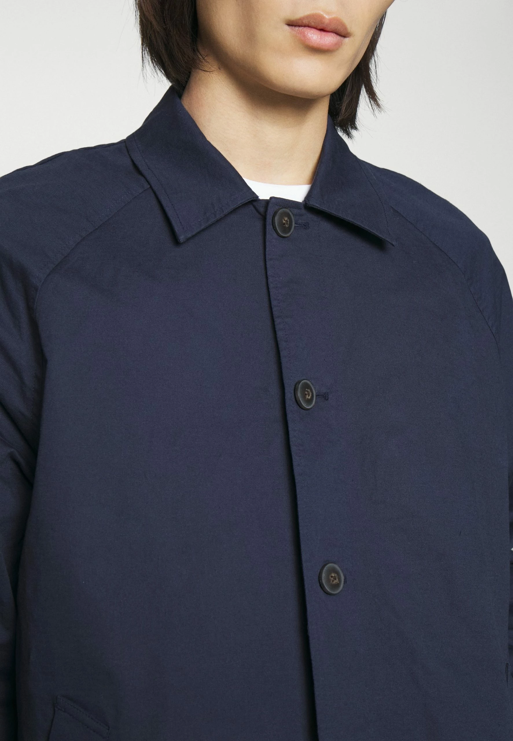 Les Deux Nathan Coat - Trenchcoat - Dark Navy 8 Les Deux Nathan Coat - Trenchcoat - Dark Navy - Afbeelding 6