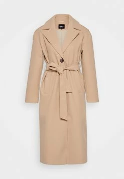 ONLY Onlnewemma Long Coat - Mantel - Beige -ONLY shop 0486a96861c94f2d84cb41c1f41500f5
