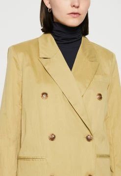 Notes Du Nord Gill Coat - Mantel - Khaki -ONLY shop 06b2b3ce14ca46b486649a896b6b5a43