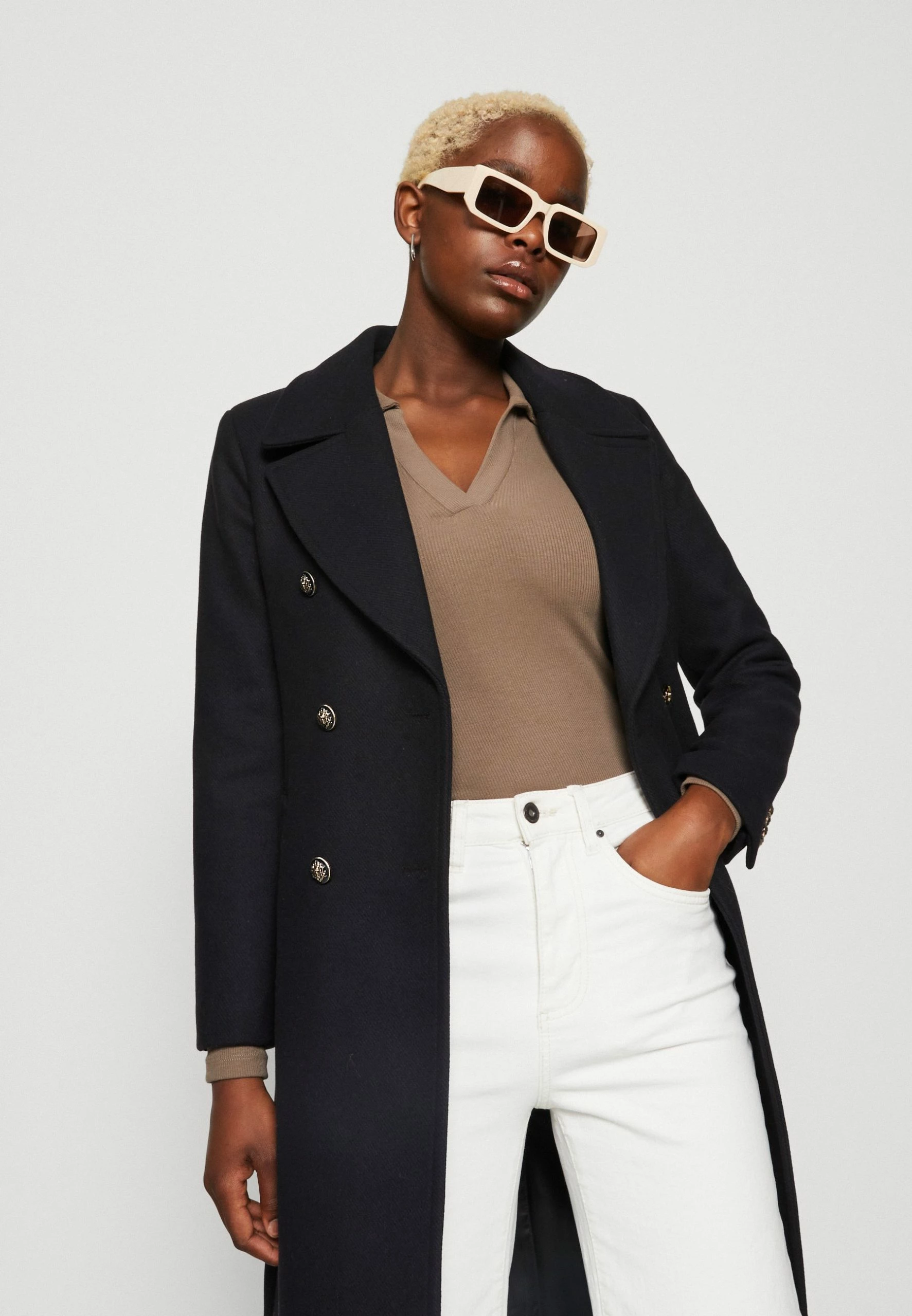 Forever New Penny Military Coat - Mantel - Navy 6 Forever New Penny Military Coat - Mantel - Navy - Afbeelding 4