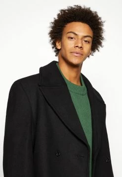 New Belted Coat - Mantel - Black -ONLY shop 08b409f3621c4c9795dbae78d30e055d