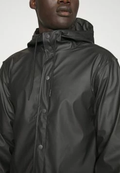 Jack & Jones Jjeurban Rain Coat - Parka - Black -ONLY shop 0abcfe040de7478f84333f360d4c7cdc