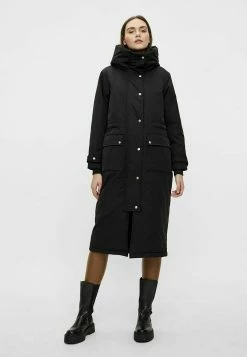 Object Objkatie Long Coat - Winterjas - Black