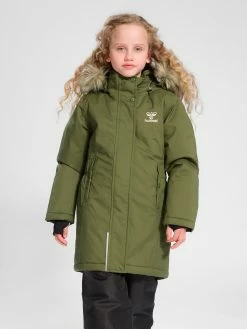 Hummel Hmlalma Tex Coat Unisex - Ski Jas - Olive Night