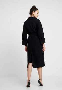 EDITED Santo Coat - Mantel - Black -ONLY shop 143b15513ab94d46a967166104ccf6c0