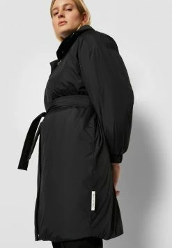 Marc O'Polo Coat Padded Oversized Belted Stand-Up Collar- Winterjas - Black -ONLY shop 14c6f0963d73465dbdc4e2f774330f68