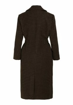 Object Objlolly Coat - Mantel - Dark Earth/ Black -ONLY shop 15d5e15f8cad4631b8243ed7575e5c2a