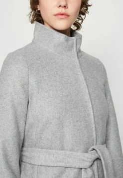 Vero Moda Vmpopally Coat - Mantel - Light Grey Melange -ONLY shop 16efc671195142a088b53abe45d2fc4f