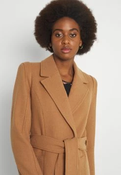 Yaskiliva Coat - Mantel - Tobacco Brown -ONLY shop 187c7d1da9c8400abef2a90b75499ada