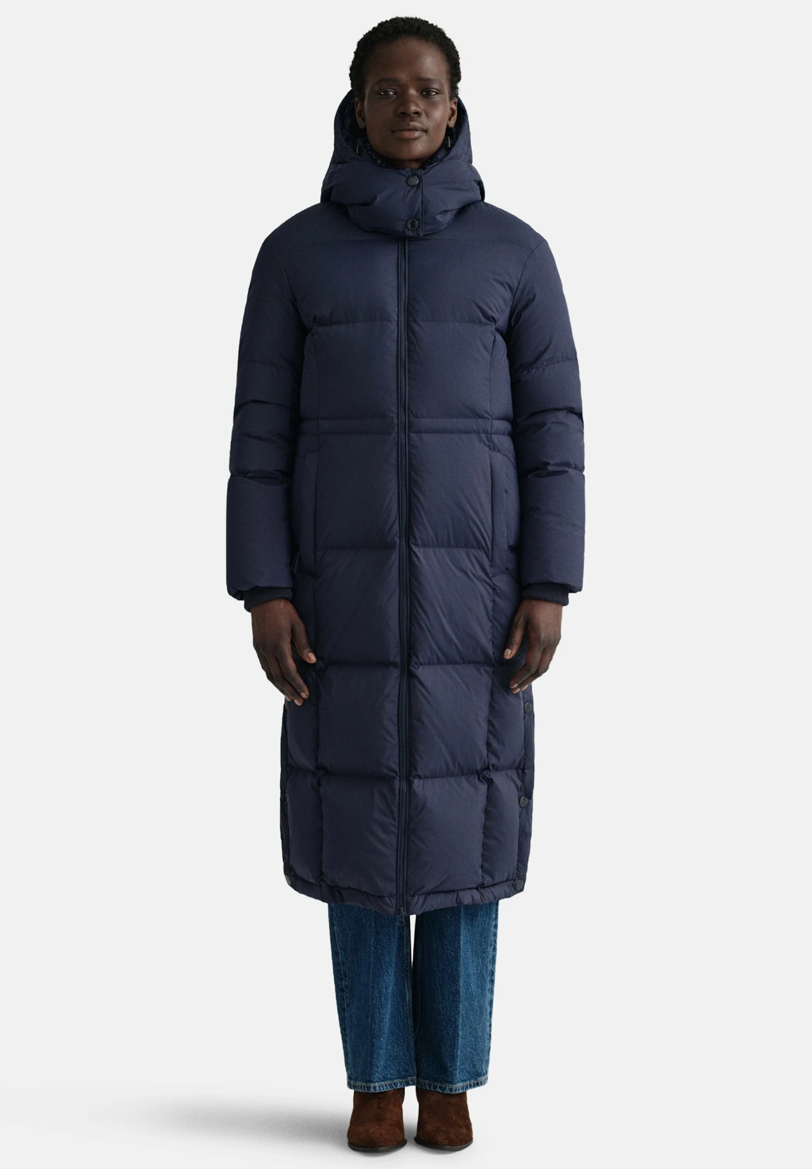 Gant Full Length Coat - Donsjas - Evening Blue 7 Gant Full Length Coat - Donsjas - Evening Blue - Afbeelding 5