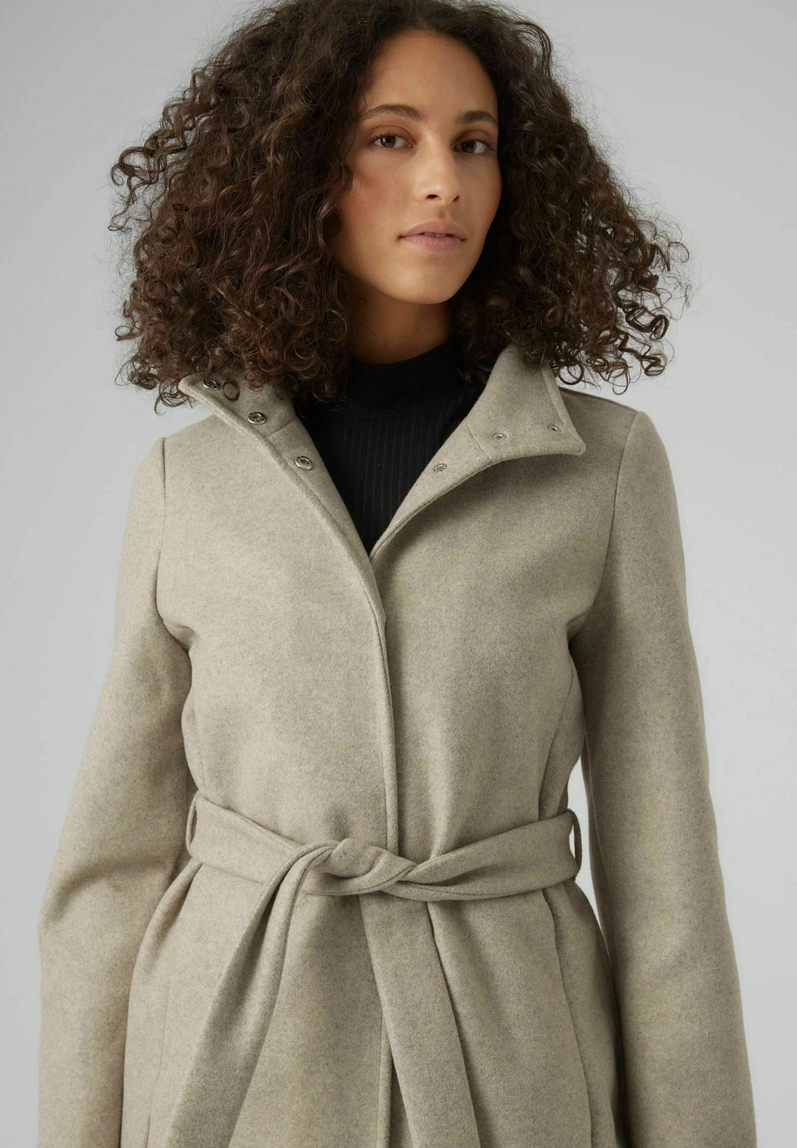 Vero Moda Vmpopally Coat - Mantel - Silver Mink 6 Vero Moda Vmpopally Coat - Mantel - Silver Mink - Afbeelding 4