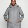 ONLY CARMAKOMA Carsedona Light Coat - Halflange Jas - Dark Grey Melange/Melange -ONLY shop 1b821f21abb4406ab10414ca0eb608f9