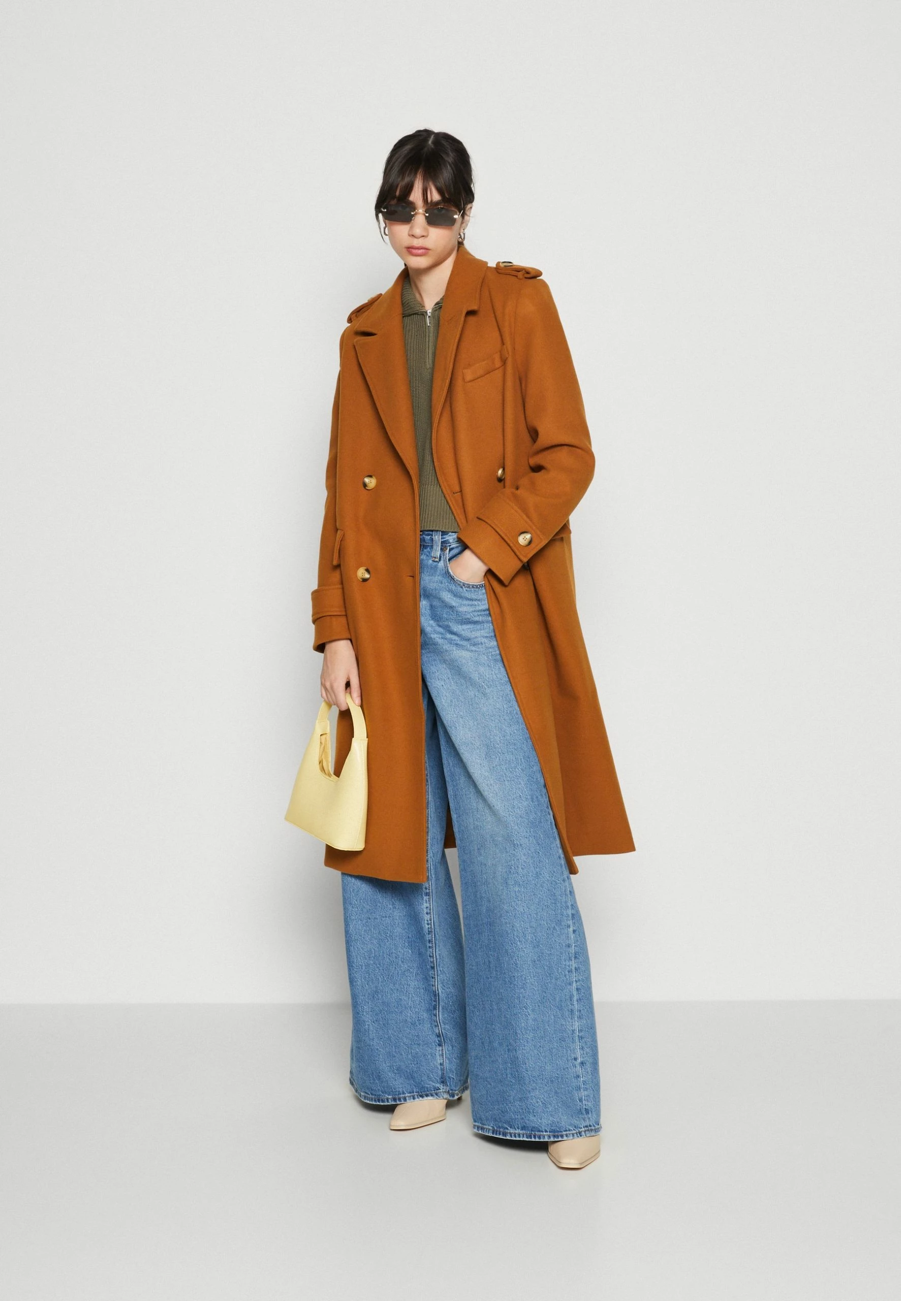 Noisy May Nmviolet Strap Coat - Mantel - Rubber 4 Noisy May Nmviolet Strap Coat - Mantel - Rubber - Afbeelding 2