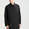 URBAN CLASSICS Coach Coat - Trenchcoat - Black -ONLY shop 1c9b906bc3724eacad1293a02c326be9
