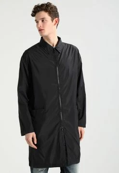 URBAN CLASSICS Coach Coat - Trenchcoat - Black