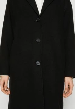 Marc O'Polo Coat Single Breasted Lapel Collar Half Lining - Mantel - Black -ONLY shop 1e0898ccea8345a0914c4721b5858cd0