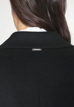 Calvin Klein Essential Coat - Mantel - Black -ONLY shop 2145a96feac6450092a6098b8625cdc0