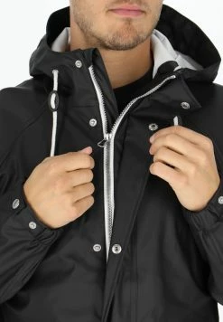 Väderöarna Coat - Regenjas - Black -ONLY shop 21662a8c6f1f482ca2515b79ec58a78d