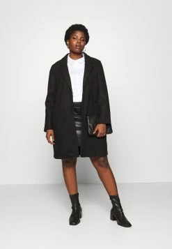 Vero Moda Curve Vmcpop Coat - Mantel - Black -ONLY shop 2190c2a0bb1a48699b384c282df67618