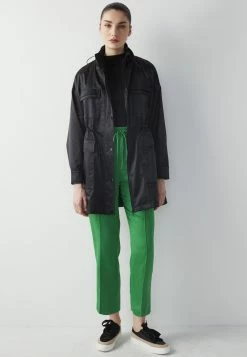 Ipekyol Relaxed Fit Shiny Textured Waist-Accentuated Coat - Parka - Black 14 Ipekyol Relaxed Fit Shiny Textured Waist-Accentuated Coat - Parka - Black -ONLY shop 21d5751e2c4c4e78b406b7f23f461bd5