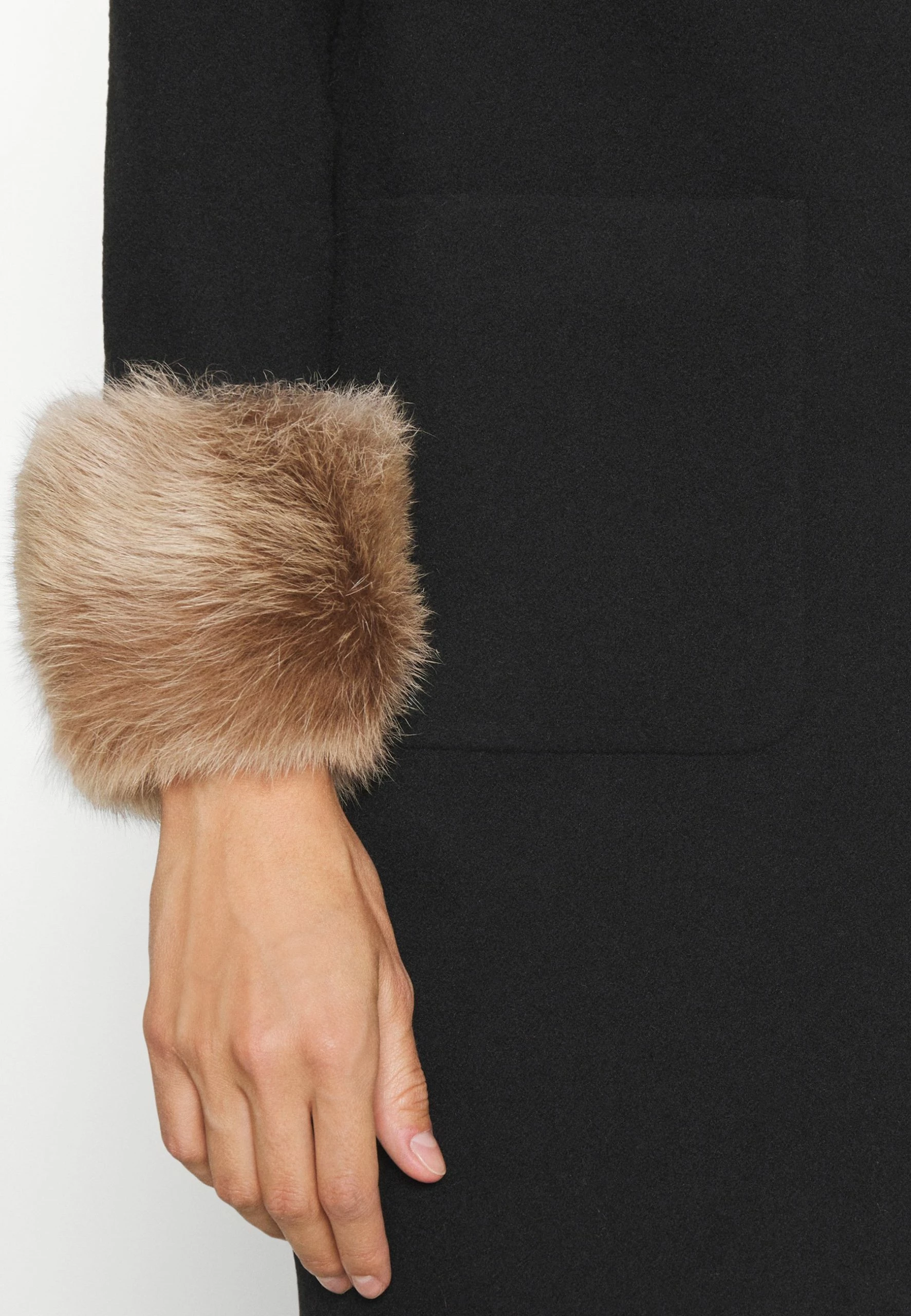 Maggi Car Coat Short With Cuffs - Halflange Jas - Black/Honey 9 Maggi Car Coat Short With Cuffs - Halflange Jas - Black/Honey - Afbeelding 7