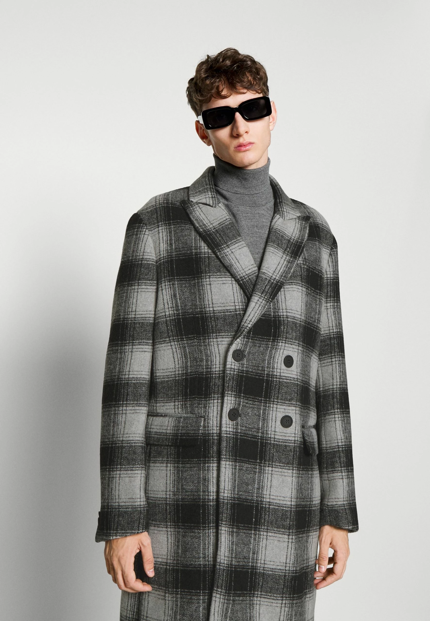 Selected Homme Slhspyrowool Coat - Mantel - Grey 6 Selected Homme Slhspyrowool Coat - Mantel - Grey - Afbeelding 4