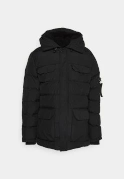 SikSilk Parka Coat - Winterjas - Black -ONLY shop 2416e1cad17447e1a28f630db1f00506