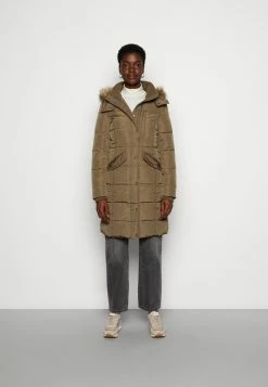 Tom Tailor Signature Puffer Coat - Winterjas - Tarmac Khaki