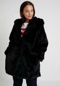 Ladies Hooded Coat - Winterjas - Black