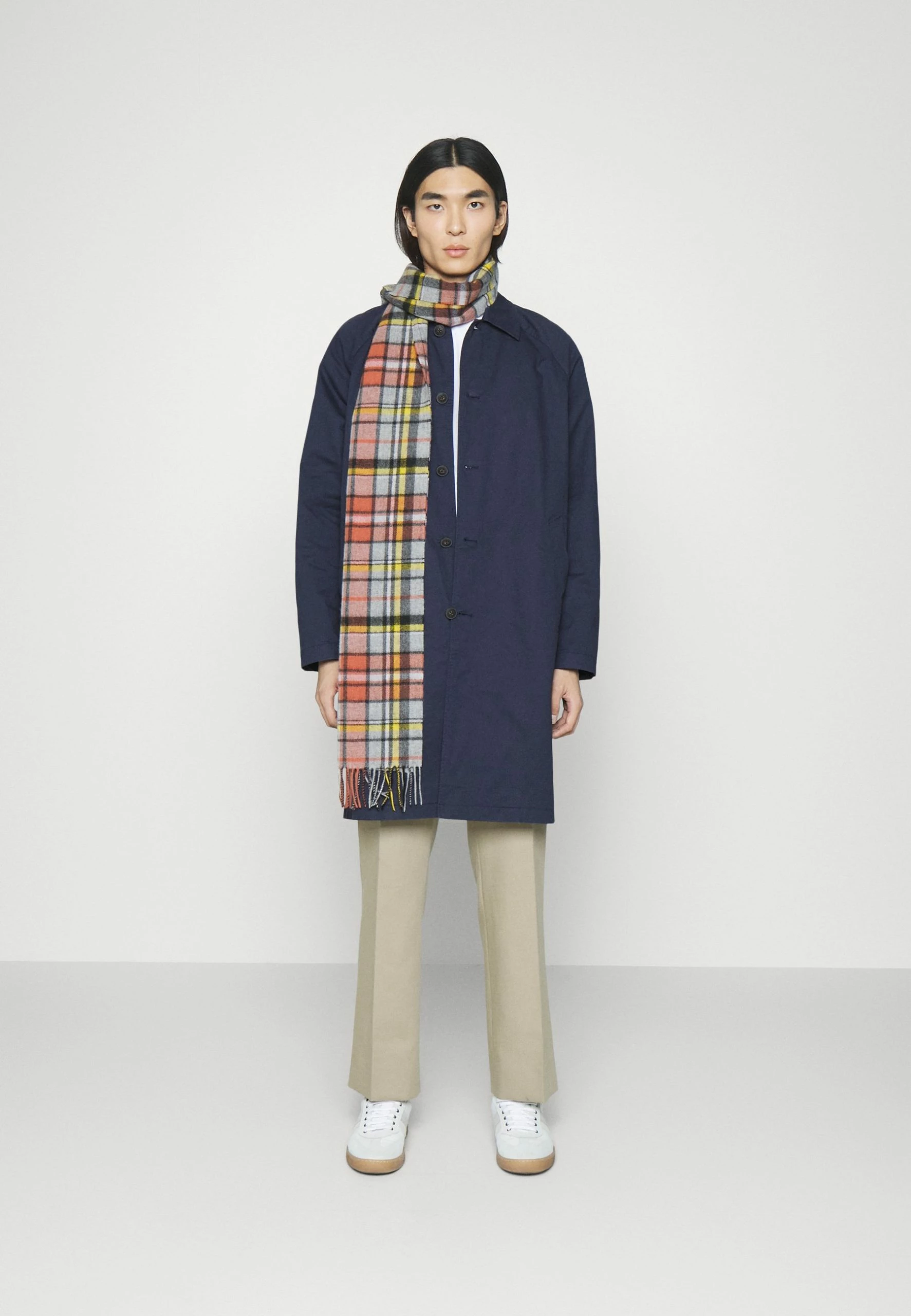 Les Deux Nathan Coat - Trenchcoat - Dark Navy 4 Les Deux Nathan Coat - Trenchcoat - Dark Navy - Afbeelding 2