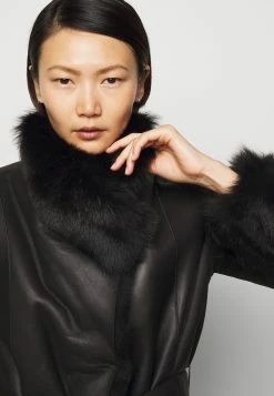 Flo Coat - Leren Jas - Black -ONLY shop 2a66af6dc9d74787ac07b1b20d089284