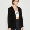 ONLY Onlcontact Hood Sherpa Coat - Lichte Jas - Black -ONLY shop 2bae7364eaab43d3865180f1ab560ed0