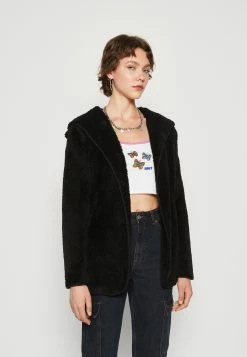 ONLY Onlcontact Hood Sherpa Coat - Lichte Jas - Black