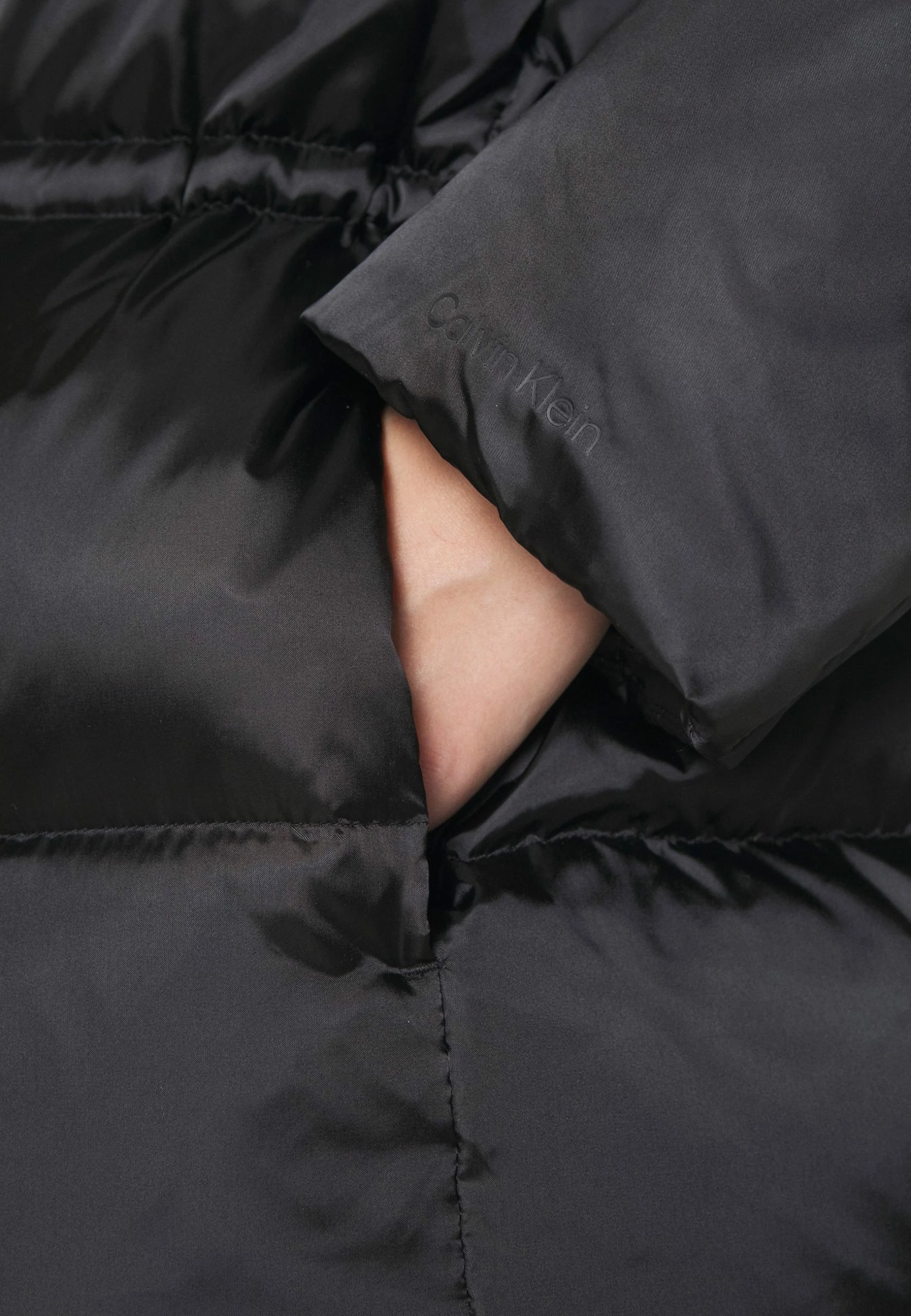 Calvin Klein Shine Puffer Down Coat - Donsjas - Black 8 Calvin Klein Shine Puffer Down Coat - Donsjas - Black - Afbeelding 6