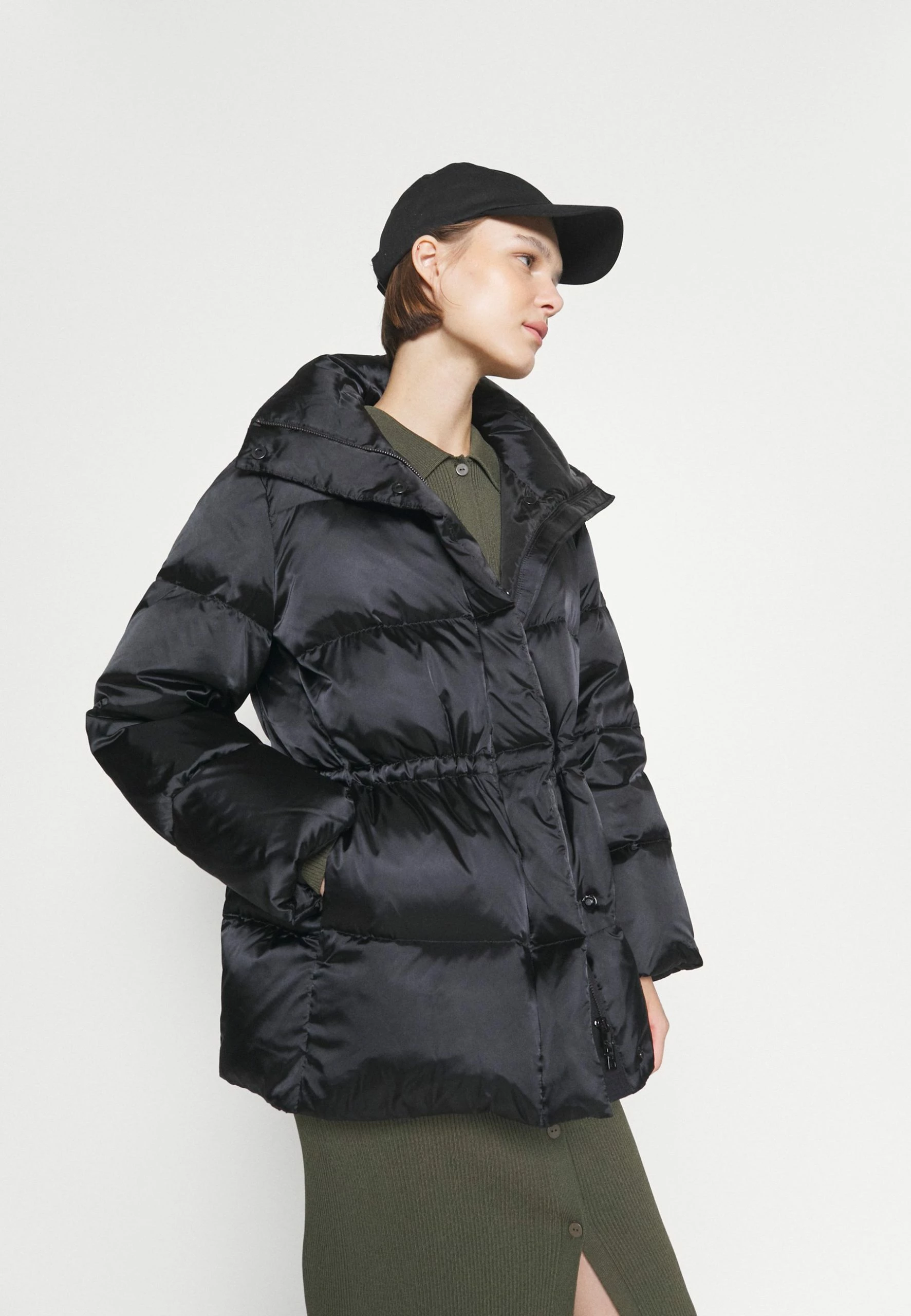 Calvin Klein Shine Puffer Down Coat - Donsjas - Black 6 Calvin Klein Shine Puffer Down Coat - Donsjas - Black - Afbeelding 4