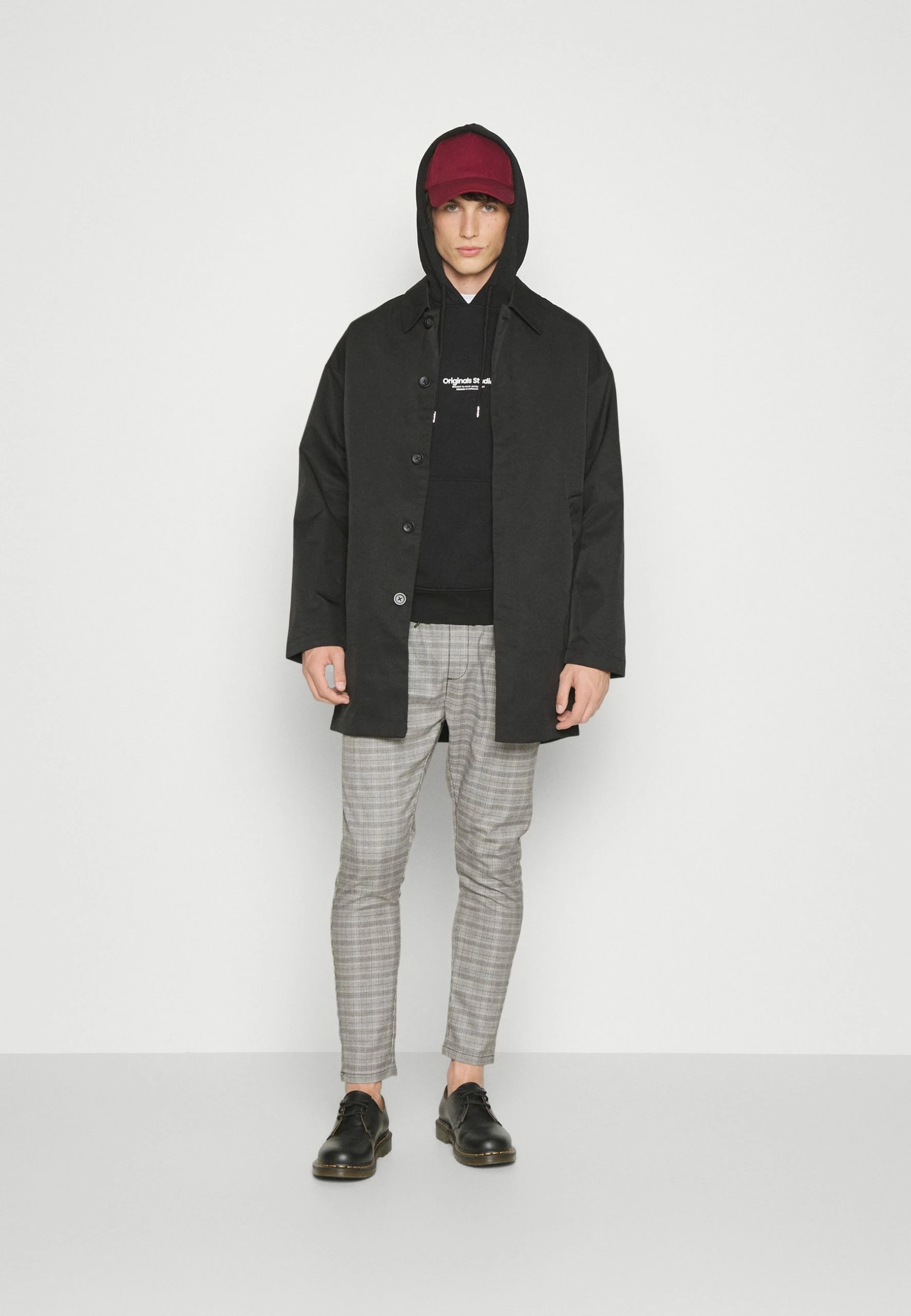 Jack & Jones Jjecrease Coat - Mantel - Black 4 Jack & Jones Jjecrease Coat - Mantel - Black - Afbeelding 2