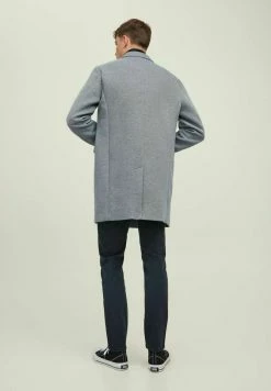 Jack & Jones Marco Coat - Halflange Jas - Light Grey Melange -ONLY shop 2ee79e131dbb44a89a4ef13a29d2eed8