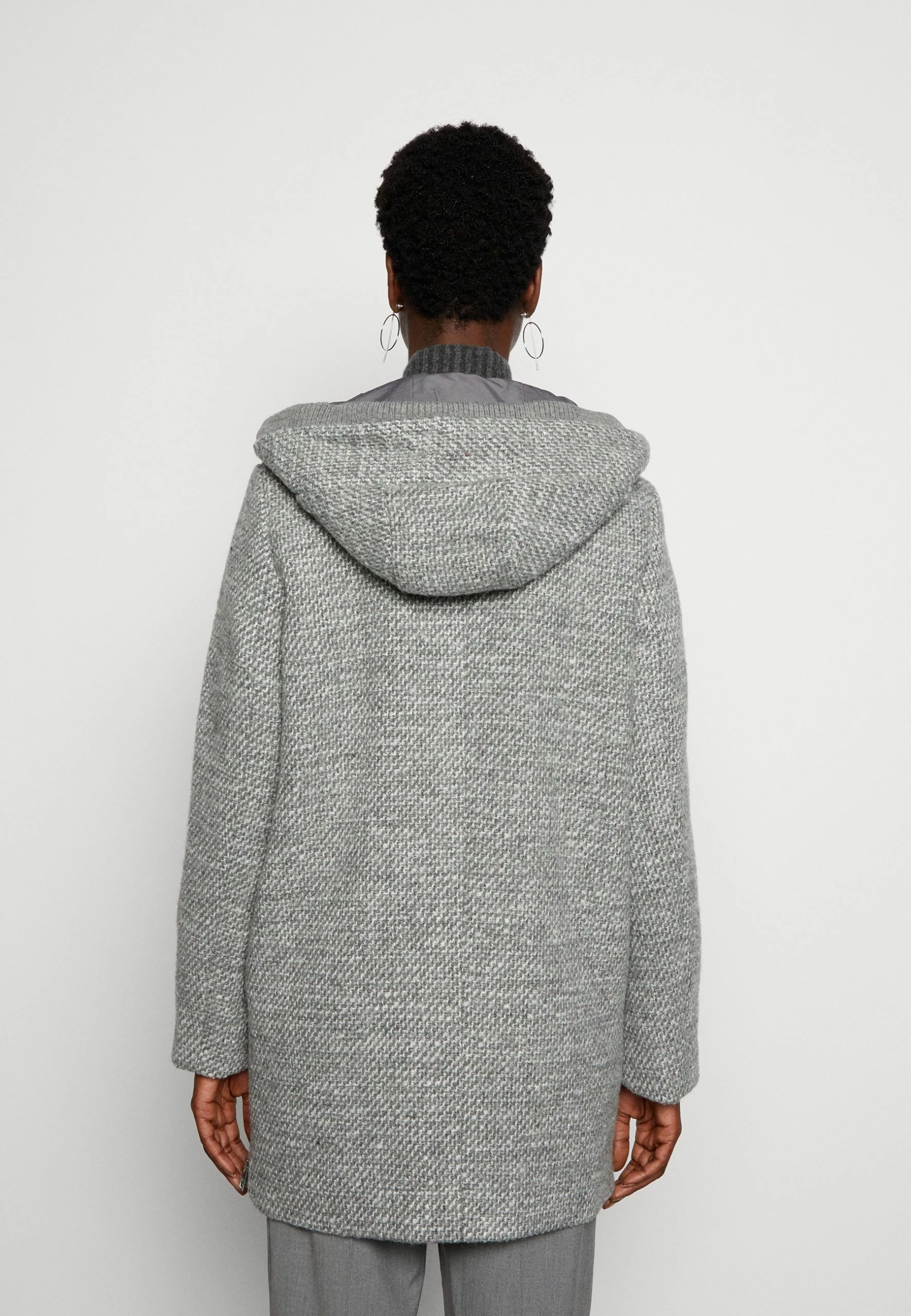 ESPRIT Coat - Halflange Jas - Light Grey 5 ESPRIT Coat - Halflange Jas - Light Grey - Afbeelding 3