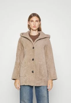 Remi Reversable Merino Curly Coat - Halflange Jas - Sand Silky -ONLY shop 304afa1276ab458bb59cd7b68cc6e1e4