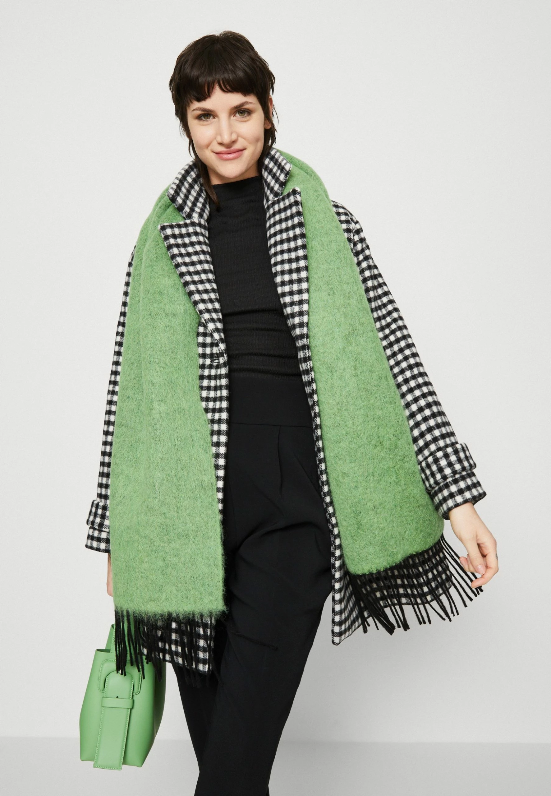 Henry Short Oversized Coat - Halflange Jas - Black 6 Henry Short Oversized Coat - Halflange Jas - Black - Afbeelding 4