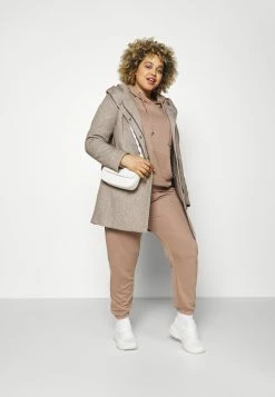 ONLY CARMAKOMA Carsedona Light Coat - Halflange Jas - Walnut Melange 10 ONLY CARMAKOMA Carsedona Light Coat - Halflange Jas - Walnut Melange -ONLY shop 320905b187114cf3a9b6867dbc6525fe