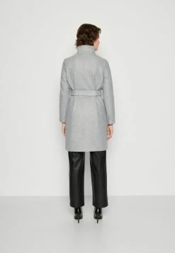 Vero Moda Vmpopally Coat - Mantel - Light Grey Melange -ONLY shop 3219aa3db5d44ec98e18908673345e82