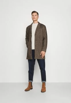 Solid Sdtave Herringbone Coat 21105919 - Mantel - Black -ONLY shop 32f9076cb799423ca523ac93d8d5330f