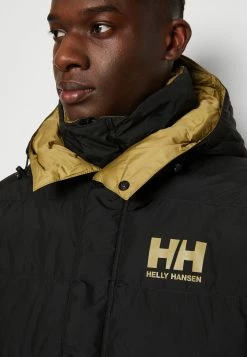 Helly Hansen Yu Reversible Coat - Winterjas - Black/Khaki -ONLY shop 331d25525fd44099bb0343a1c15a8fe4