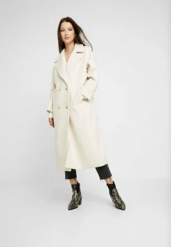 Yasmargit Long Coat - Mantel - White Swan