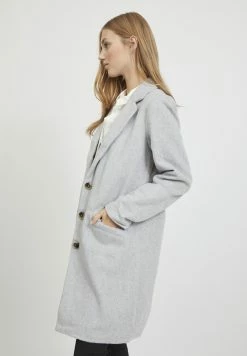 Vila Vileovita Coat - Mantel - Light Grey Melange 13 Vila Vileovita Coat - Mantel - Light Grey Melange -ONLY shop 34a8b1d0283b4606927705740f93054a