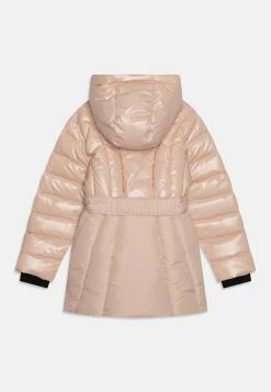 Calvin Klein Jeans Long Belted Puffer Coat - Winterjas - Rose Clay -ONLY shop 36ffc037813e44f0bbafeb188a1a7b1e