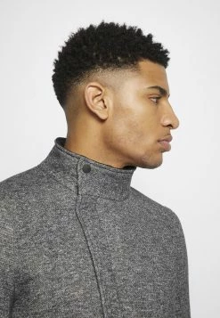 Only & Sons Onsoscar King Coat- Mantel - Dark Grey Melange -ONLY shop 3a2c65ff011247a0be0beba4f49c1a3f