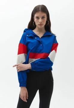 Rain Coat With Cangaroo Pocket - Lichte Jas - Mix Comb