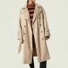 Soaked In Luxury Slohio Belt Outerwear - Trenchcoat - Trench Coat